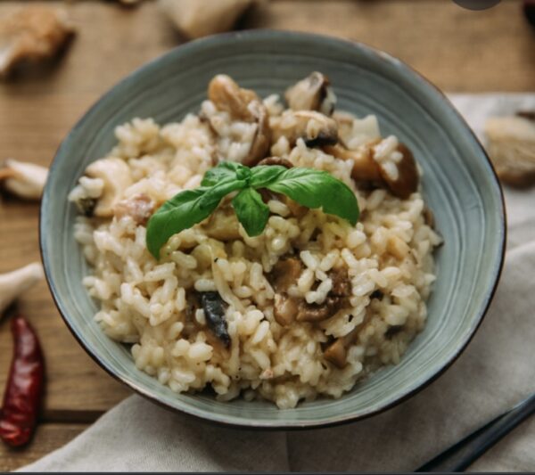Orez cu ciuperci/Rice with mushrooms